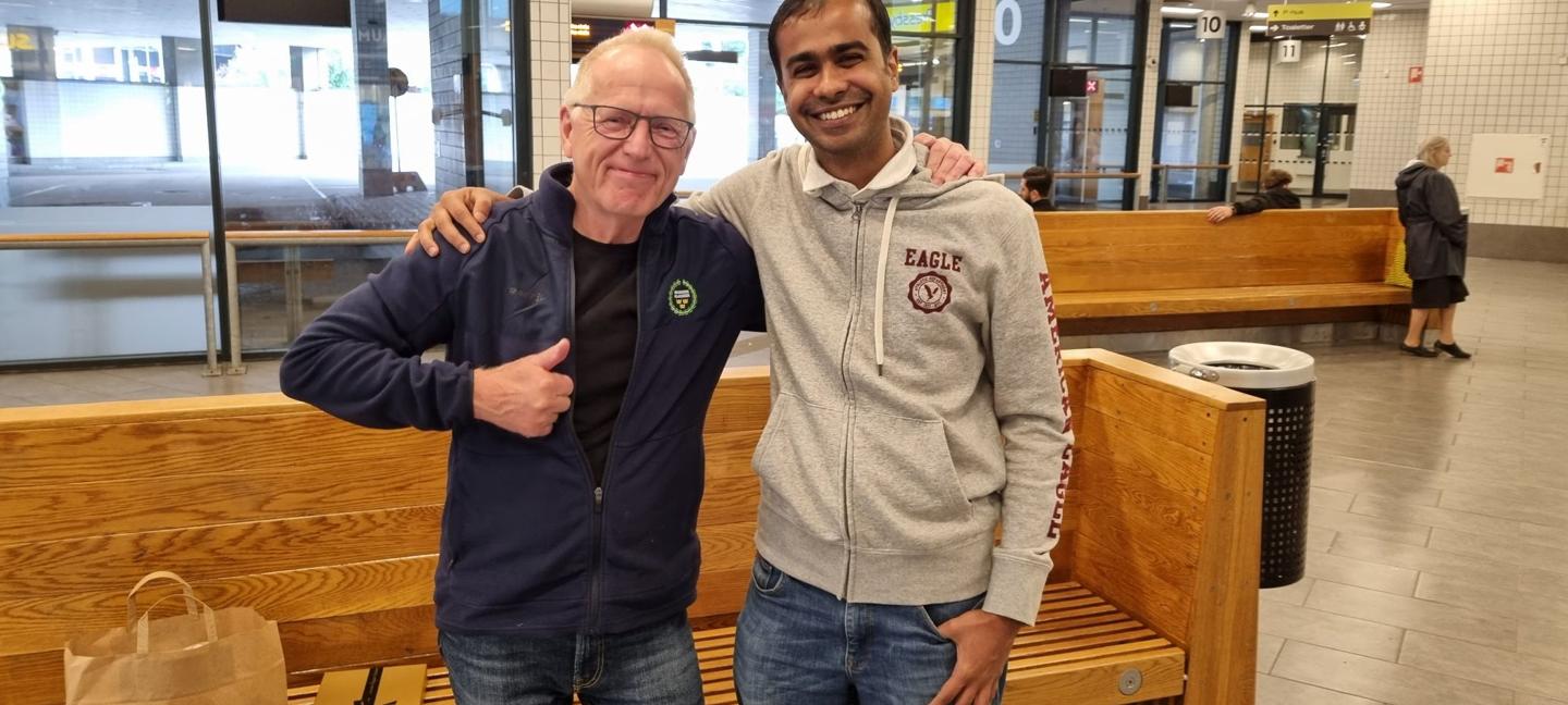 Pelle Söderberg och Prasad Sreedheran