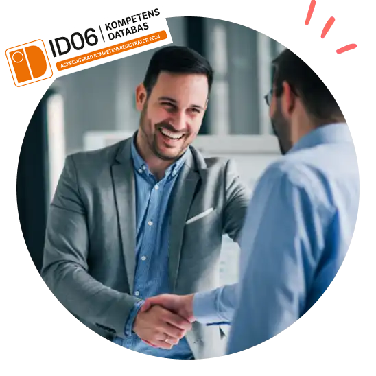 två män skakar hand id 06